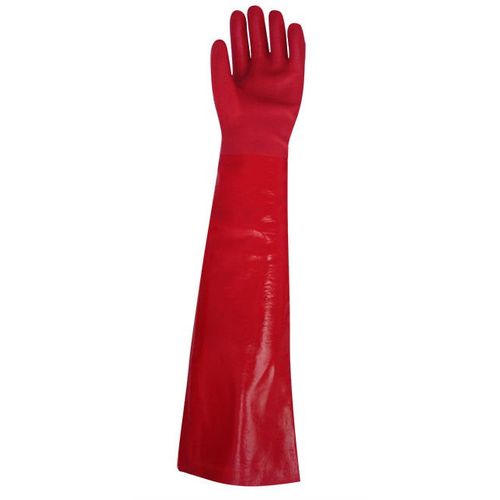 GUANTES TOYSA PVC ROJO 60CM