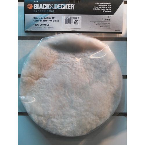 BONETE DE LANA BLACK & DECKER 230MM U1314