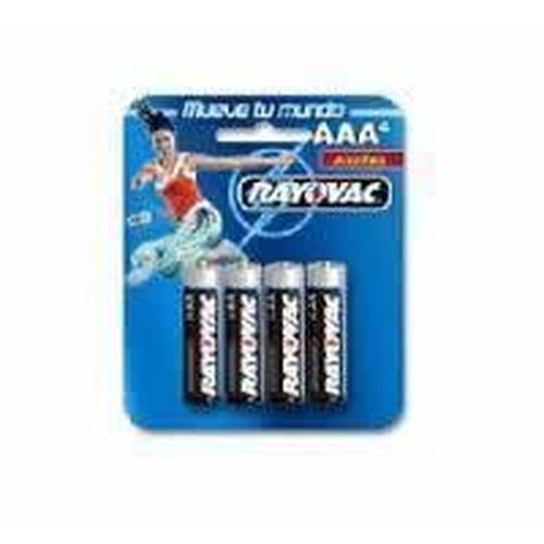 PILAS RAYOVAC AAA   X 4 UN ALCALINA