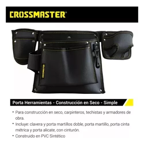 PORTA HERRAMIENTAS CROSSMASTER SIMPLE DURLERO CARPINTERO 979142