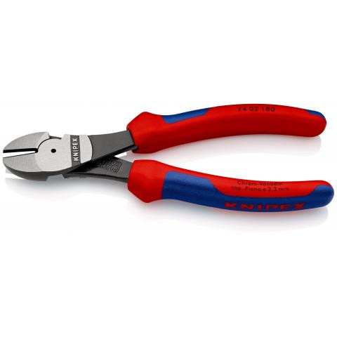 ALICATE KNIPEX 180 MM CORTE OBLICUO 70-02-180