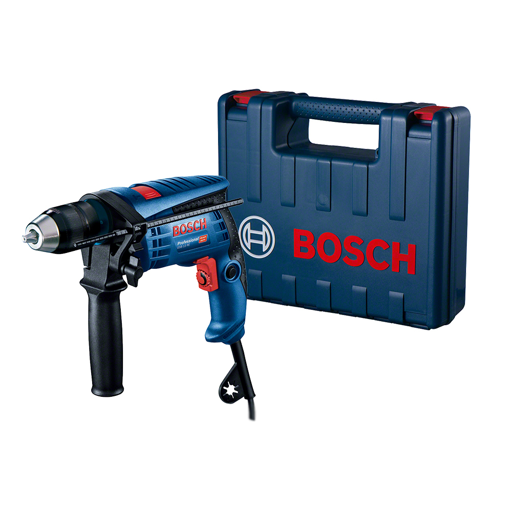 TALADRO BOSCH 13MM GSB 13RE 600W V.V. 113D CON MALETIN