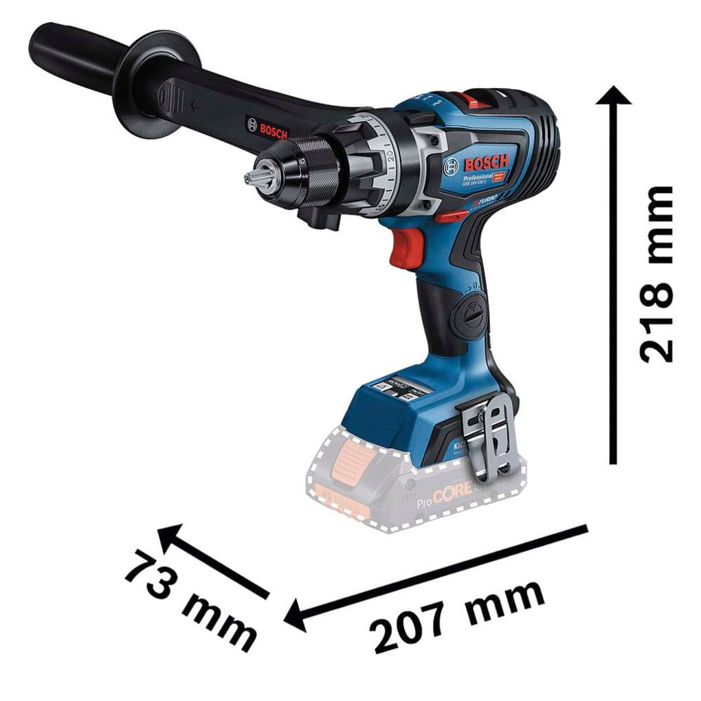 TALADRO ATORNILLADOR BOSCH GSB 18V-150 C 13 MM SIN BATERIA NI CARGADOR