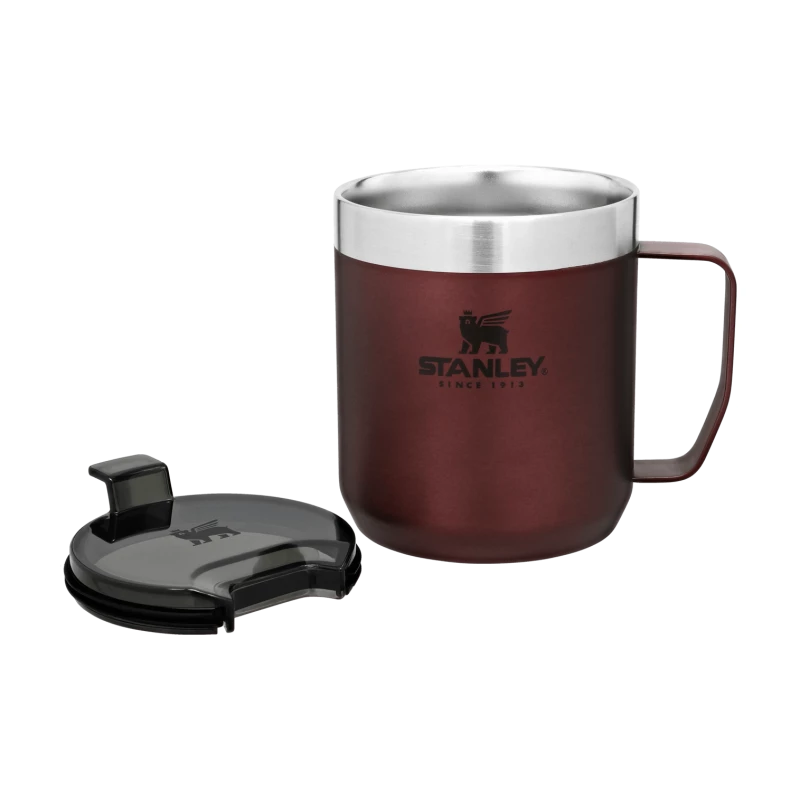 TAZA STANLEY CAMP MUG 354ML ROJO WINE