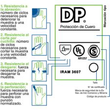 GUANTE DESCARNE PUÑO LONA DEPASCALE