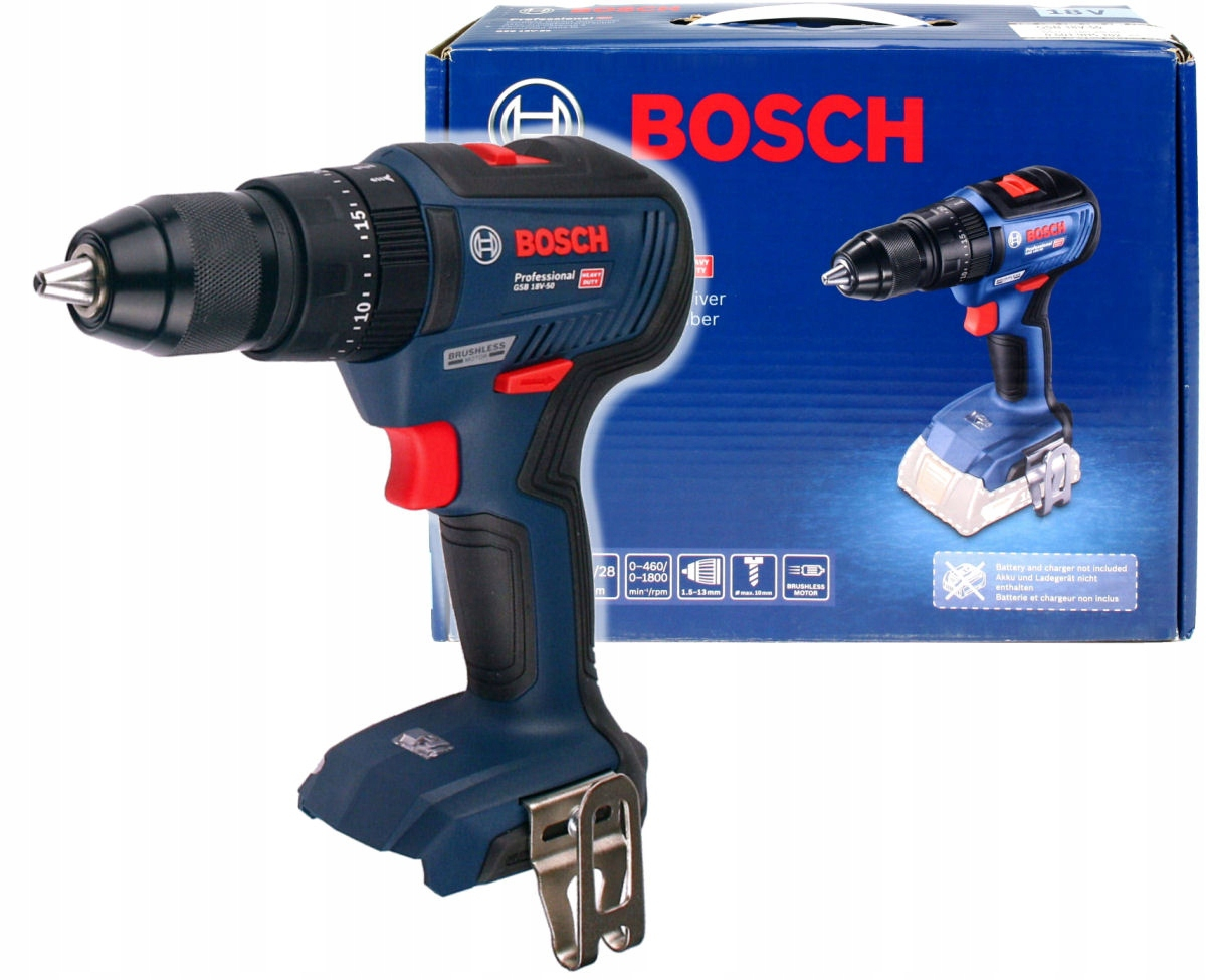 TALADRO ATORNILLADOR BOSCH GSB 18V-50 SIN BATERIAS NI CARGADOR