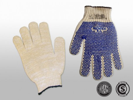 GUANTES PRENTEX MOTEADO AZUL PESADO