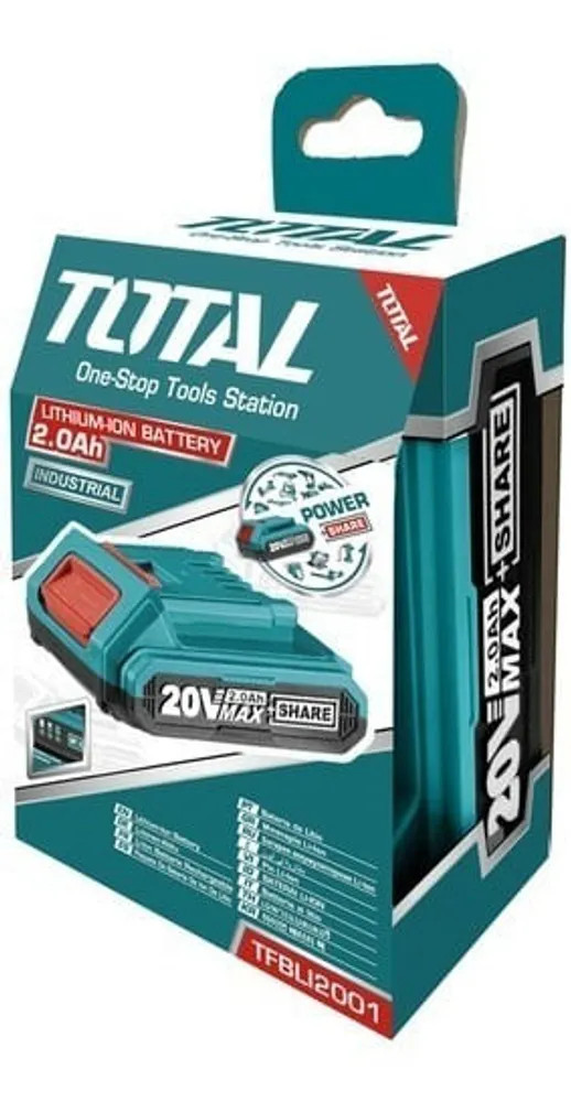 BATERIA TOTAL INDUSTRIAL 20V 2AH TFBLI2001