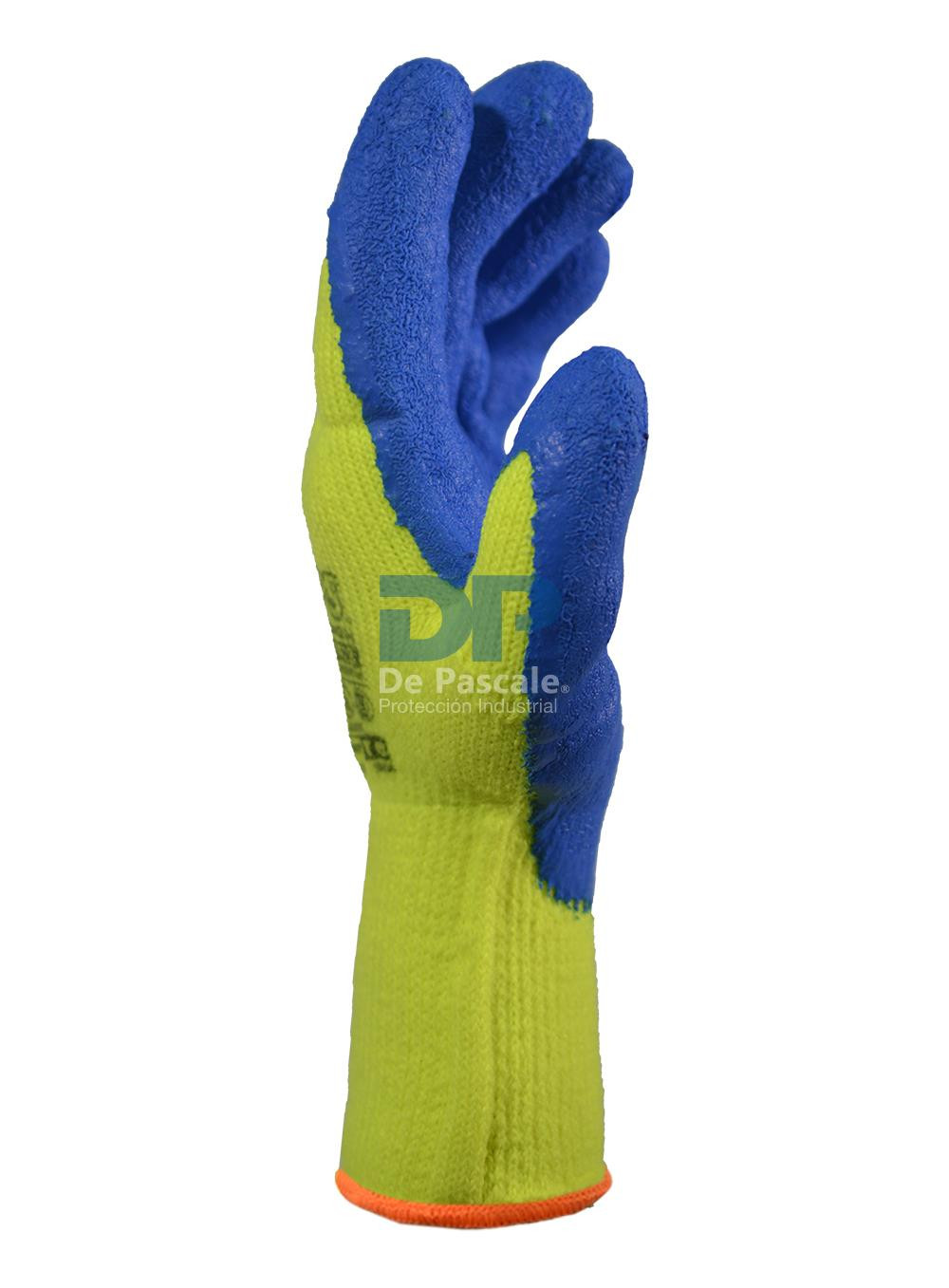 GUANTE DEPASCALE LATEX AZUL AMARILLO T10 DPS89725