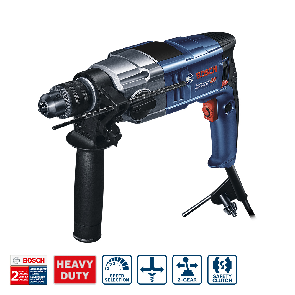 TALADRO BOSCH 13MM GBM 16-2RE 800W V.V. 06011B80H0