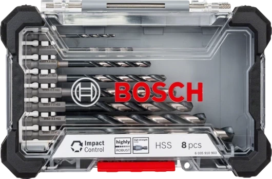 SET DE MECHAS DE IMPACTO BOSCH 8 PZ. 577 146