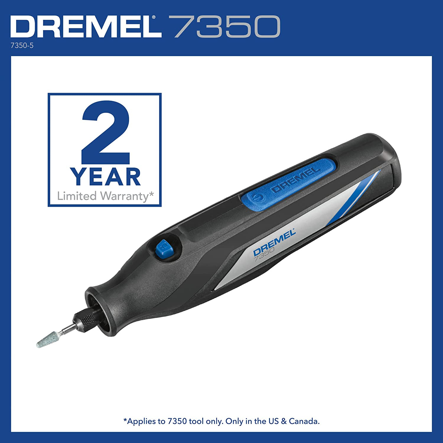 MINITORNO DREMEL 4 V INALAMBRICO 7350 CON 5 ACCESORIOS