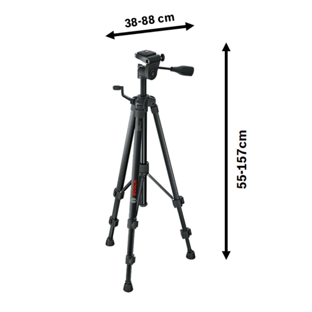 TRIPODE BOSCH 1.5 METROS BT 150 PARA NIVELES LASER 601096