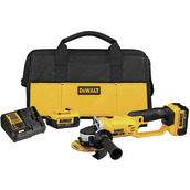 AMOLADORA ANGULAR INALAMBRICA DEWALT 4 1/2 DCG412M2 20V MAX