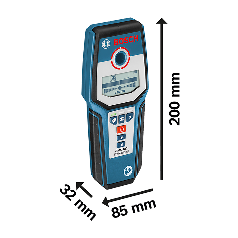 DETECTOR DE MATERIALES BOSCH GMS 120