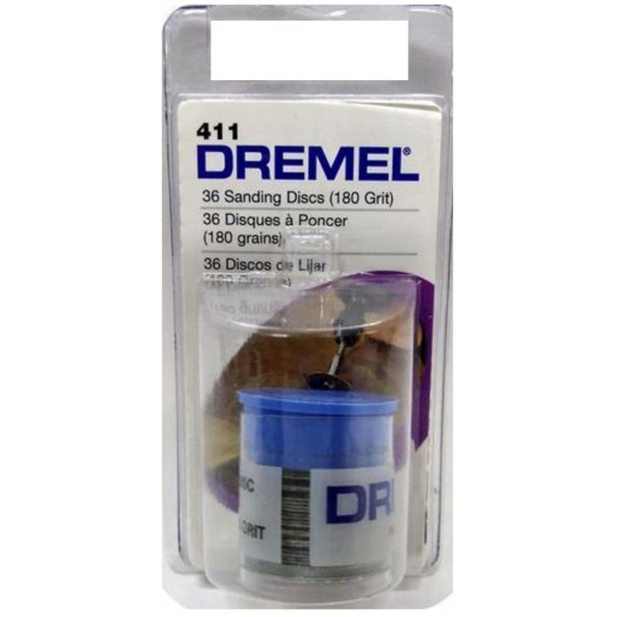 DISCOS DE LIJAR DREMEL GR180. 36UN 411 P/402