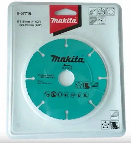 HOJA DE AMOLADORA MAKITA 115 MM MULTIMATERIAL B-57716