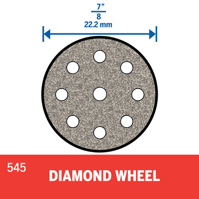 DISCO DE CORTE DIAMANTADO DREMEL 7/8" 545 26150545AA