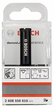 BROCA DIAMANTADA BOSCH 12MM 550610 P/CERAMIC