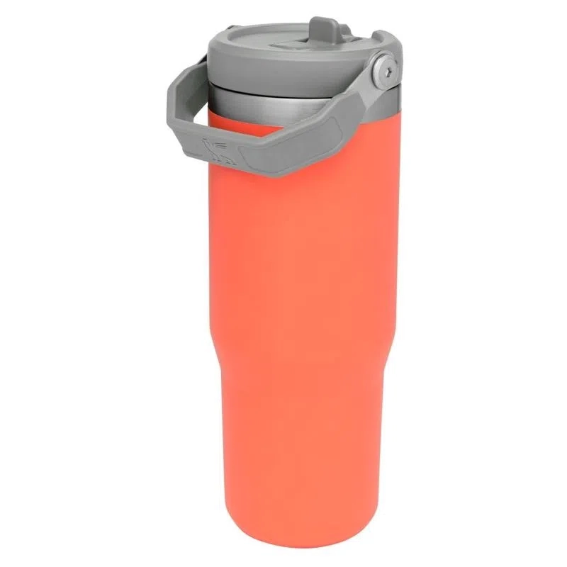 BOTELLA STANLEY FLIP STRAW TUMBLER 887ML CORAL