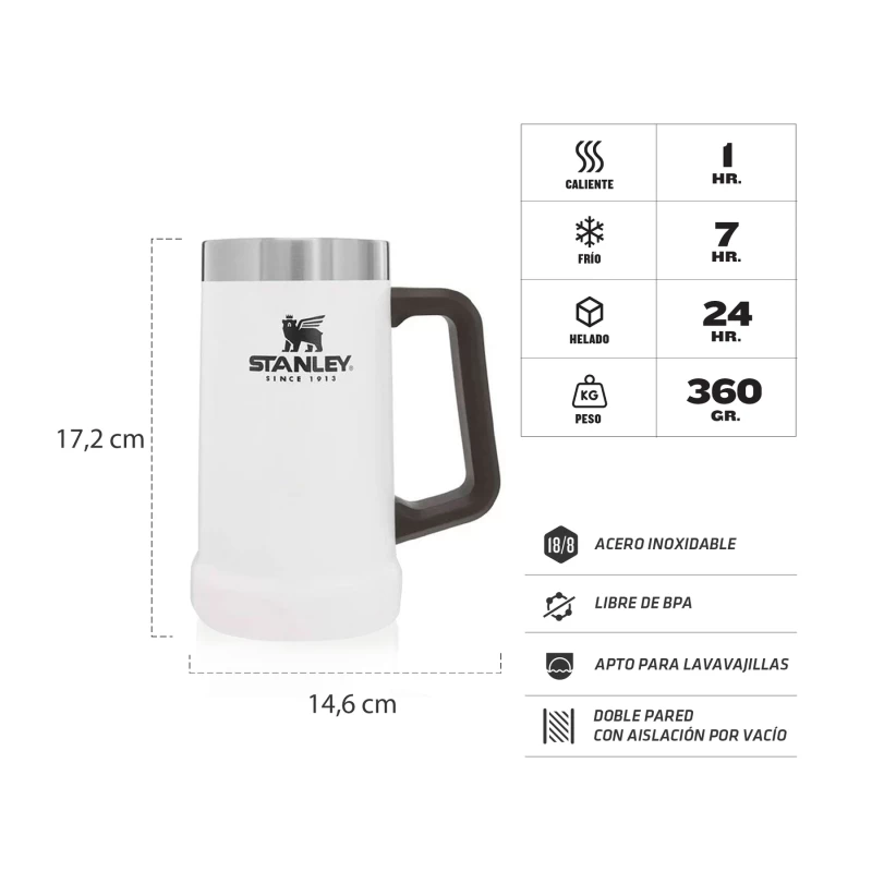 CHOP STANLEY ADVENTURE 709ML BLANCO POLAR