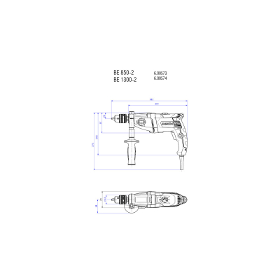 TALADRO METABO 16MM 1300W BEV 1300-2